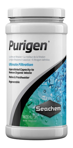 Seachem Purigen 250 Ml Controla Amoníaco, Nitrito Y Nitrato