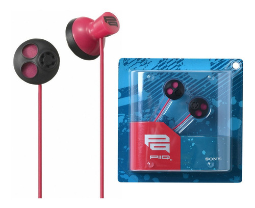 Audifonos Sony Mdr Pq5 3.5mm Rosa Alambrico In Ear 1.2m