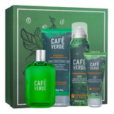Kit Café Verde: Fragrância, Shampoo, Desodorante E Pós Barba