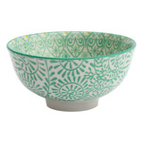 Bowl Cumbuca Tigela Cerâmica Estampada Decorativa Sopeira