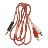 Cable 2x1 Audio - 2 Rca A Plug / Jack 3.5mm Sonido Estéreo