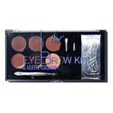 Starry® Eyebrow Kit Ceja Cera Gel Sombra Aplicador Plantilla Color Mix B