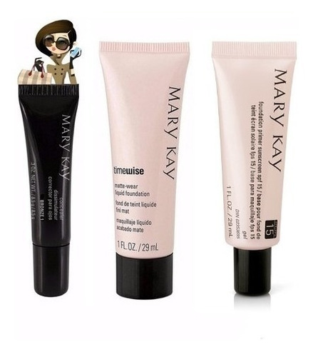 Maquillaje Liquido Mate+ Base Primer Fps 15+ Corrector Yellow