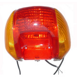 Faro Trasero Cristal Rojo Ambar Gilera Smash 110 Tunning