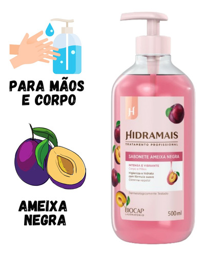 Hidramais Sabonete Líquido Perfumado Para Banho E Mãos 