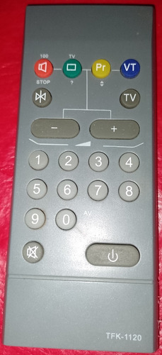 Control Remoto Alter. Tfk-1120 Para Tv De Tubo Telefunken