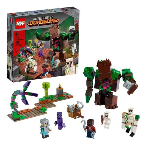 Lego Minecraft La Abominación De La Selva Cantidad De Piezas 489