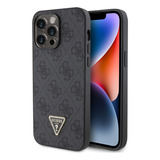 Funda Guess 4g Negro Logo Clásico Para iPhone 14 Pro Max