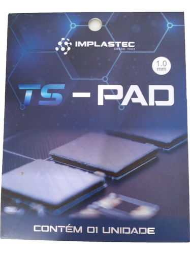 Thermal Pad Ts Pad 1.0mm 10x10cm  12,8w/mk 