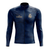 Campera Deportiva Slim Fit Real Madrid F.c Cfr113