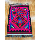 Tapete Kilim Persa Hecho A Mano Lana Natural 85x125cm