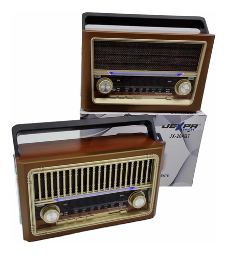 Radio Estilo Vintage Bluetooth Jx-204bt