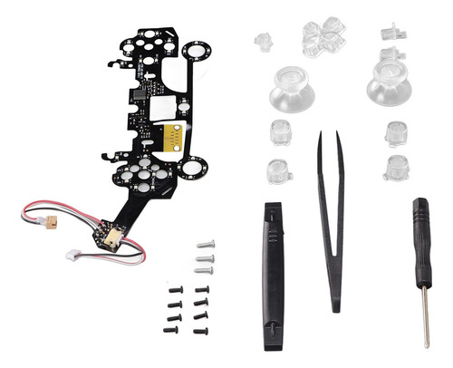 1 Kit De Botones De Luz Led Para Ps5 Luminated D Pad Face S