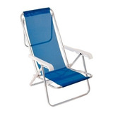 Reposera Silla Mor 8 Posiciones Reclinable Aluminio Playa 