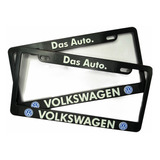 Par De Portaplacas Vw Volkswagen Jetta Polo Virtus Vento Tao