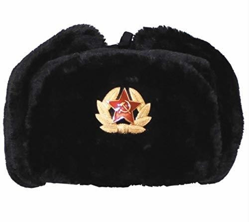 Loxdonz Ushanka Gorro Militar Ruso Con Orejeras E Insignia