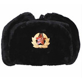 Loxdonz Ushanka Gorro Militar Ruso Con Orejeras E Insignia