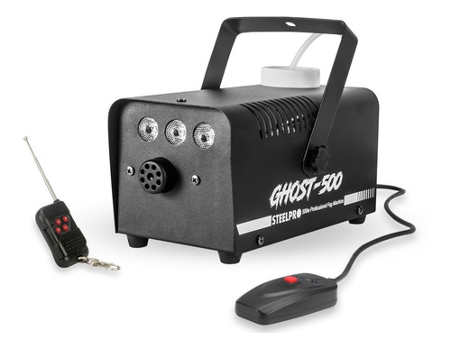 Maquina De Humo 500w Alta Densidad Led Rgb Steelpro