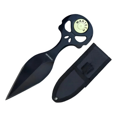 Push Dagger Wartech Punisher 3.5in Navaja Tactica Funda Colo Negro