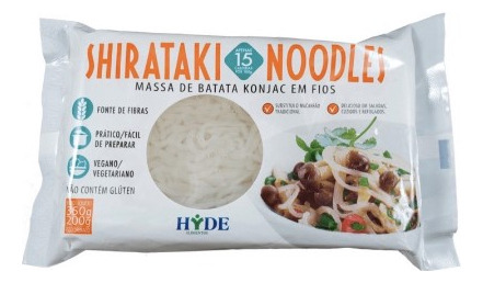 Massa De Batata Konjac Shirataki Em Fios 200g ( Konnyaku )