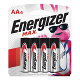 Pila Alcalinas Energizer Aa 4 Unidades 1,5v