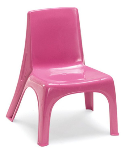 Cadeira Poltrona De Plástico Reforçado Infantil Rosa