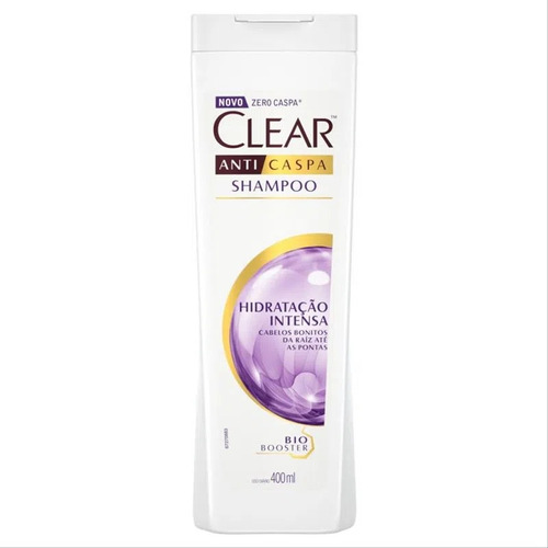Shampoo Anticaspa Hidratação Intensa 200ml Clear