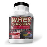 Whey Protein 4,000 Gr Alfa Lactoalbúmina Proteina De Leche Sabor Fresas Con Crema