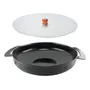 Disco Paellero Arado P/ Cocinar 27cm Asas Reforzado + Tapa