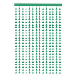 Cortina Tira Lluvia Trebol San Patricio Verde 2x1mts