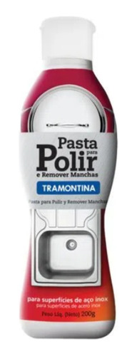Pasta Limpa Inox Tramontina Remove Manchas Polir Pia Panelas