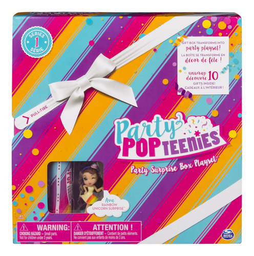 Party Popteenies Juego Party Surprise Box Con Confeti, Excl.