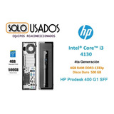 Computador Hp Prodesk 400 G1 Intel Core I3, 4gb 500hdd 4ta G