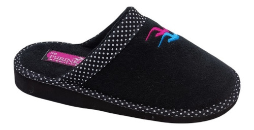 Pantuflas Chinelas Cerrada Toalla Mujer Purinki 45 Lavables