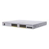 Switch Cisco Adm 24 Giga Poe + 4 Sfp 10g Cbs350-24p-4x-ar 