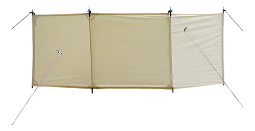 Parabrisas Al Aire Libre A Rectángulo 250cmx70cm Beige