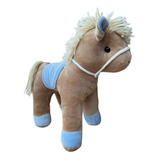 Cavalo De Pelúcia Pé De Pano Fofinho Linha Baby Decoração