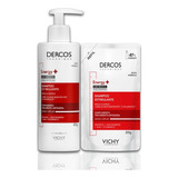 Dercos Shampoo Energizante Antiqueda 400ml + Refil 200ml