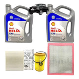 Kit Service Aceite Shell Hx8 Sintetico Y Filtros Amarok 2.0