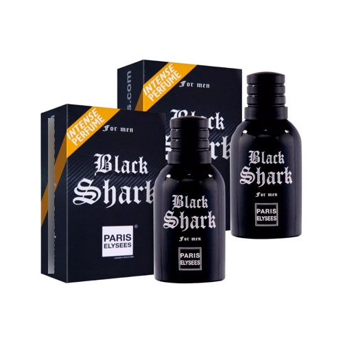 Kit 2 Perfumes Black Shark Paris Elysees 100ml Para Homem