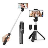 Bastão Pau Selfie Tripé Controle Bluetooth Celular 1m