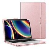 Funda Protectora Para Macbook Air 13.6 Con Bolsillo Rosa
