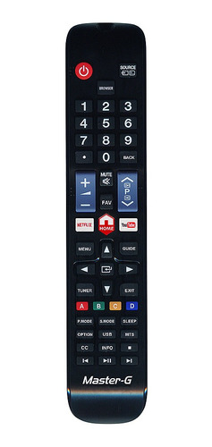 Control Remoto Universal Master-g Para Tv Multimarcas 4 En 1