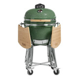 Parrilla Bbq Grill Kamado Kadú K21 Verde Carbon Envio Gratis