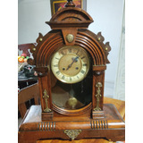 Antiguo Reloj Junghans Mesa Péndulo Cuerda Año 1907