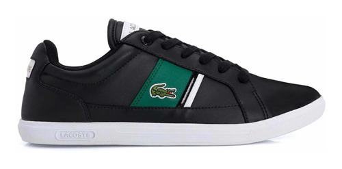 Tenis Lacoste Europa Casual Preto 100% Original