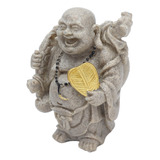 Estátua De Buda Com Ornamento De Resina Mini 8cm Maitreya La