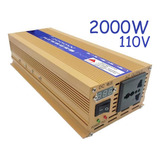 110v, 2000w Inversor De Onda Senoidal Pura 12v/24v/48v/60v