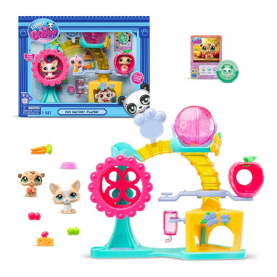 Littlest Pet Shop Playset Fábrica Divertida Coleccionables | Meses sin interés