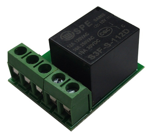 Modulo De Relevador 1ch 12v Con Terminales No/c/na Luz Led 